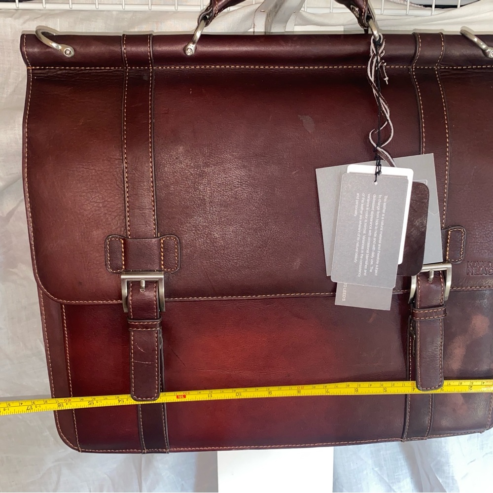 Kenneth Cole Reaction Brown Leather Men's Bag